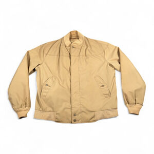 Vintage Catalina Jacket Adult LARGE Brown Bomber Golf California USA Made 70s